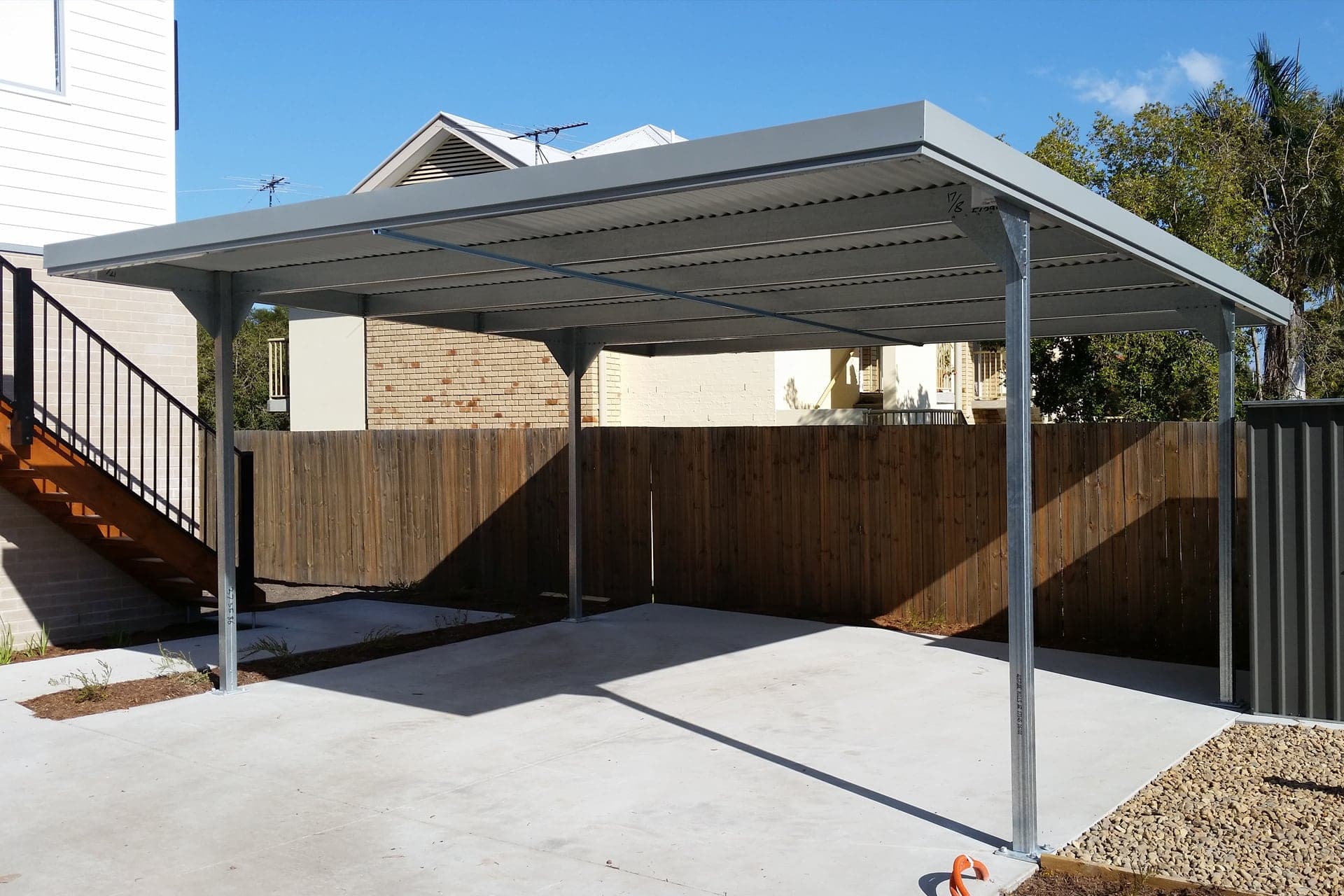 Carport installation