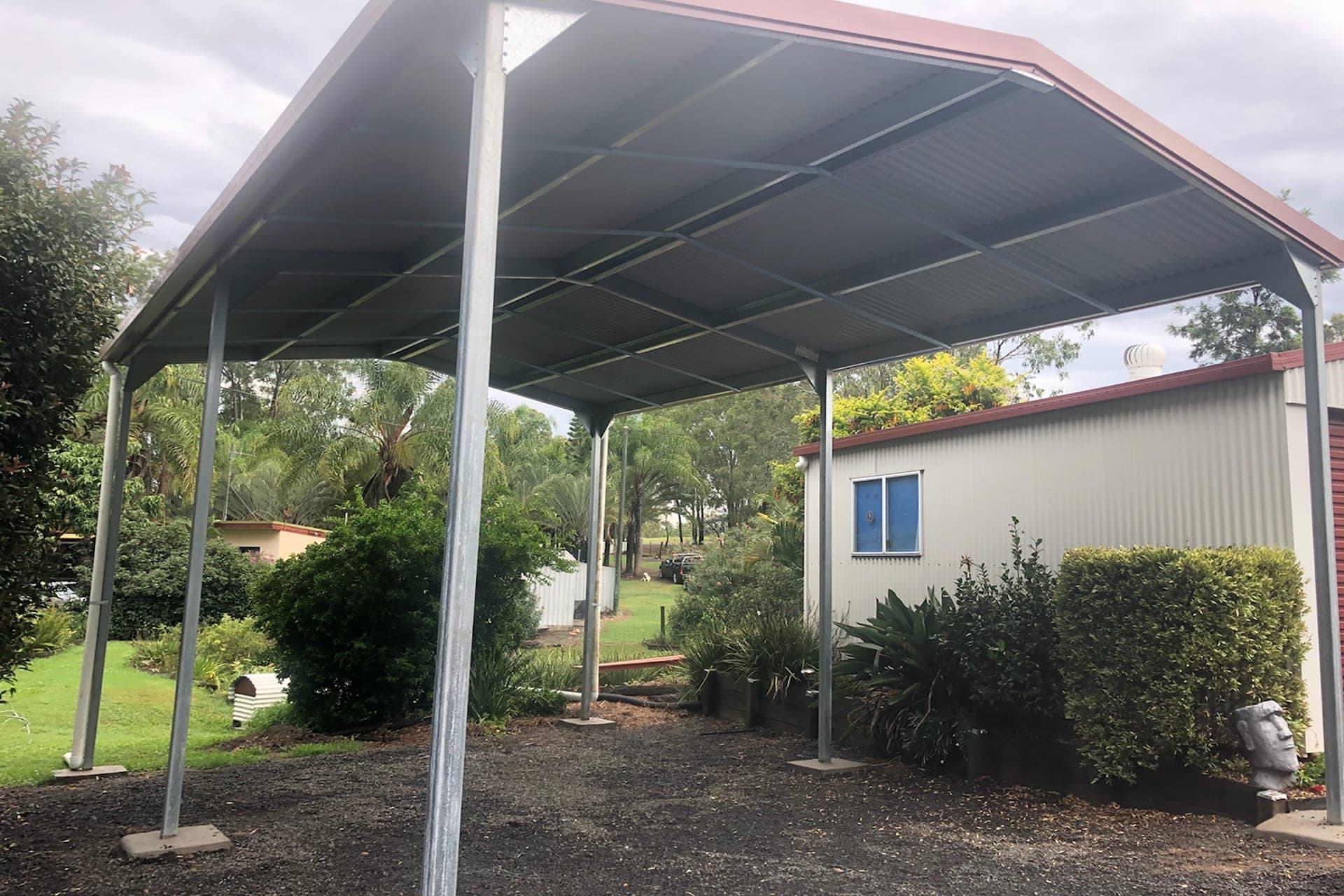Carport installation