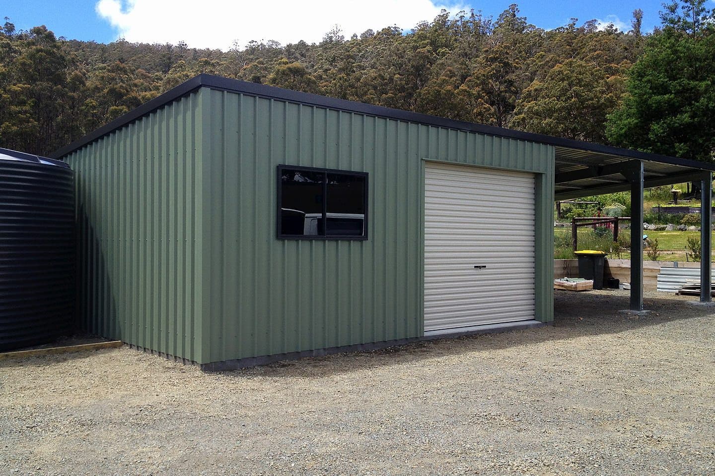 Garaport installation