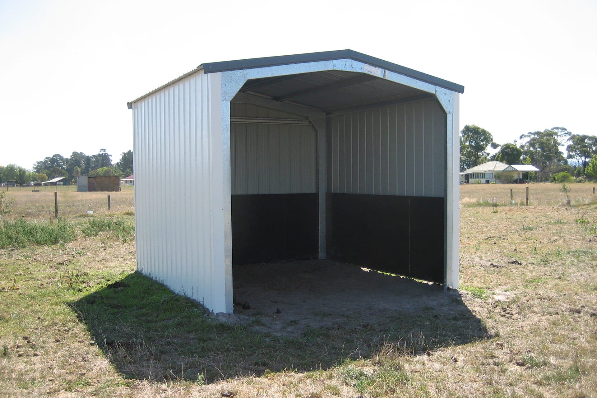 Farm storage shed